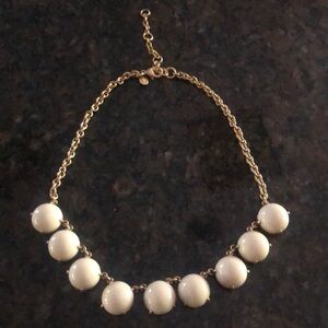 J Crew Gold Tone Statement Necklace